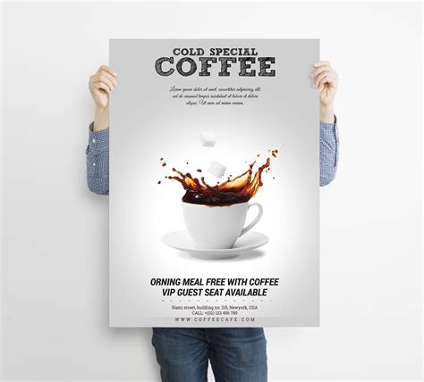 Coffee shop flyer design on Behance