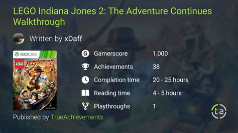 LEGO Indiana Jones 2: The Adventure Continues Walkthrough