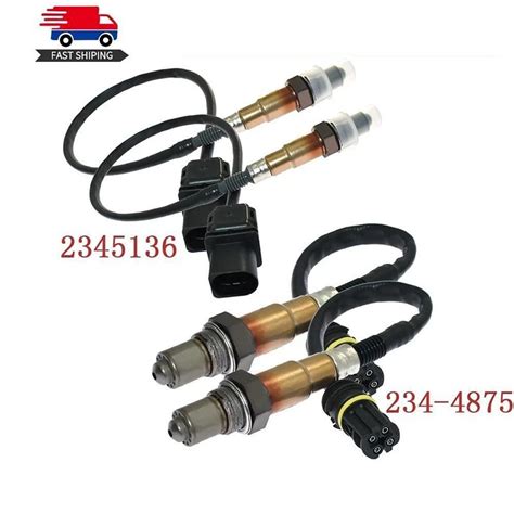 4x Upstream Downstream Oxygen O2 Sensors 234 5136 234 4875 For Bmw X5 Xdrive48i 48i 2007 2010 4