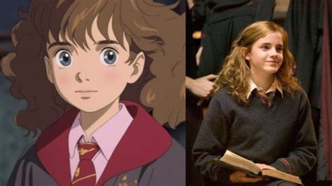 Harry Potter Une Ia Imagine Les Personnages Version Ghibli Et C Est