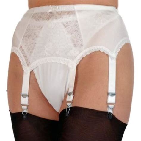 Premier Lingerie Sangle Porte Jarretelles De Dentelle Ssl Fr Blanc