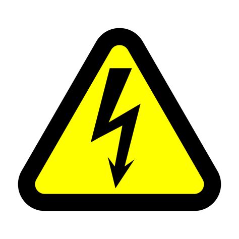 Sinal De Alerta Elétrico Em Fundo Transparente 16770592 Png