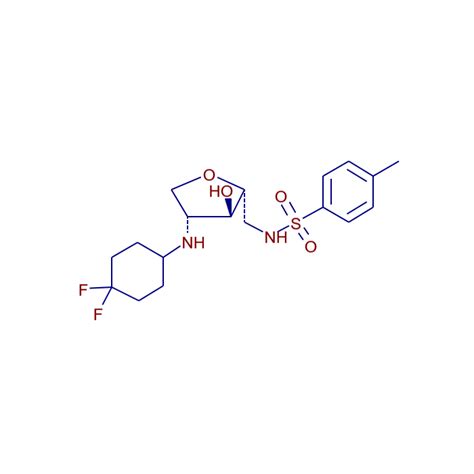 Mzcloud Anhydro Dideoxy Difluorocyclohexyl Amino