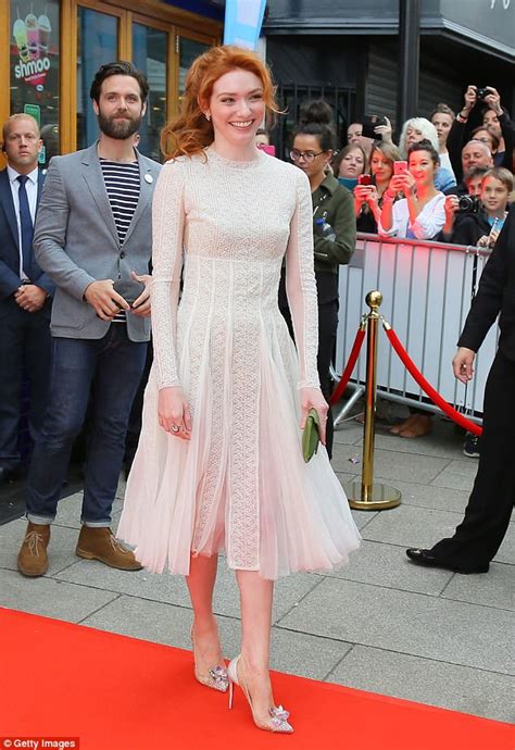 Poldark Star Eleanor Tomlinson Looks Astonishing In Ivory Sheer Dress