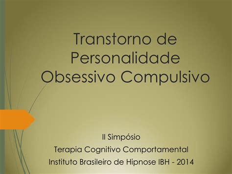 Pdf Transtorno De Personalidade Obsessivo Compulsivo Dokumen Tips