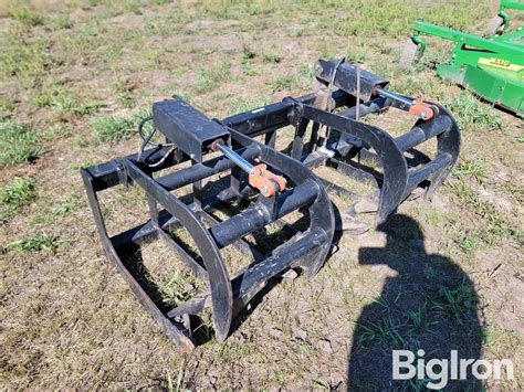 Mid-State Brush Grapple Skid Steer Attachment BigIron Auctions