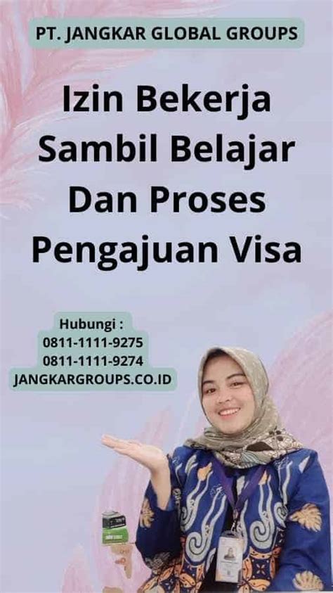 Izin Bekerja Sambil Belajar Jangkar Global Groups