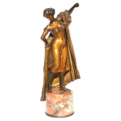 Erotic Vienna Bronzes Nude And Satyr By Bergman Circa For Sale At