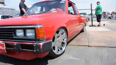 Air Bagged Nissan 720 Slamology Limbo Youtube