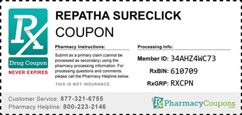 Repatha Sureclick Coupon - Pharmacy Discounts Up To 90%