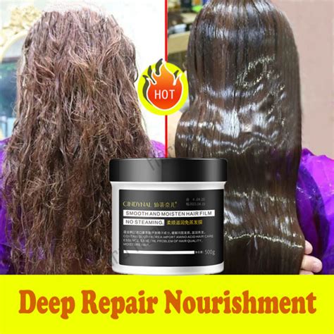 Hair Treatment Mask Deep Repair Hair Film Nourishment Softening Conditioner Moisturizing