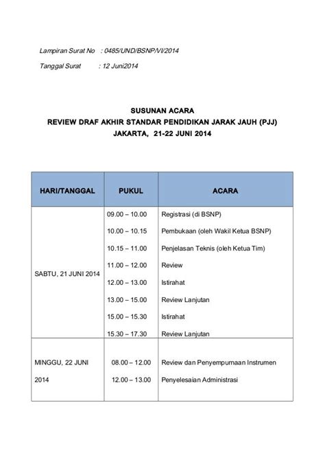 Detail Contoh Susunan Acara Rapat Koleksi Nomer 15