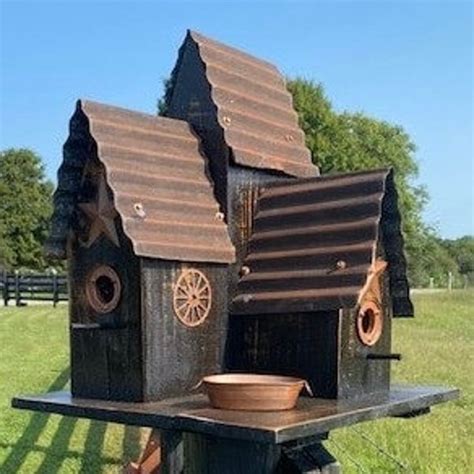 Rustic Bird House - Etsy