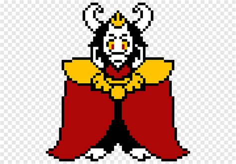 Undertale Toriel Pixel Art Asgore Sprite Simetri Manik Manik Png The