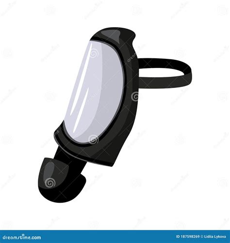 Gas Mask Icon Isolated In Flat Style. Firefighter Protective