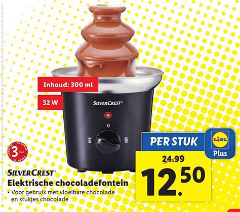 SilverCrest Elektrische Chocoladefontein Aanbieding Bij Lidl 1Folders Nl