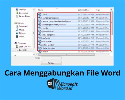 Cara Menggabungkan File Word Simak 3 Cara Berikut