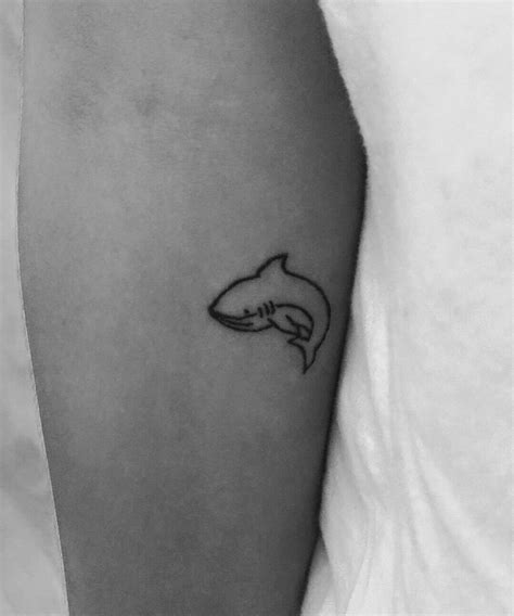 Small Shark Tattoo Custom Shark Small Tattoos Simple Doodle