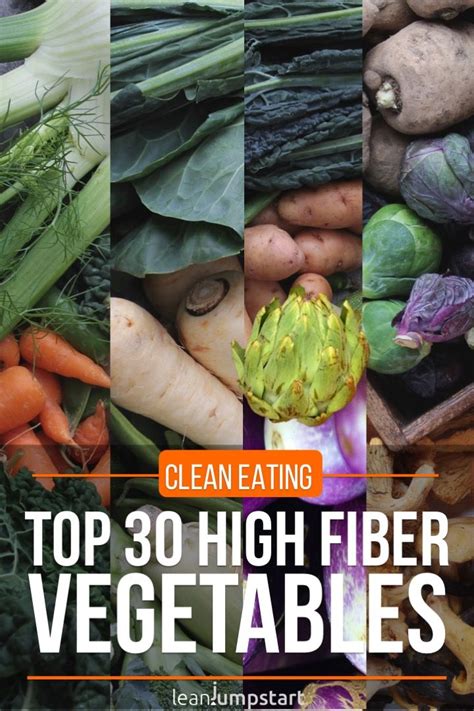 30 High Fiber Vegetables To Add To Your Diet High Fiber Vegetables