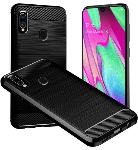 Etui PANCERNE KARBON SZKŁO do Samsung Galaxy A40 8046315677