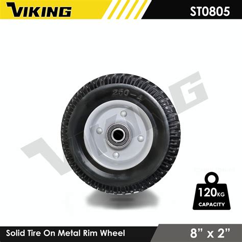 Medium Duty Rubber Wheel Size For Hand Truck Push Cart Kartilya High