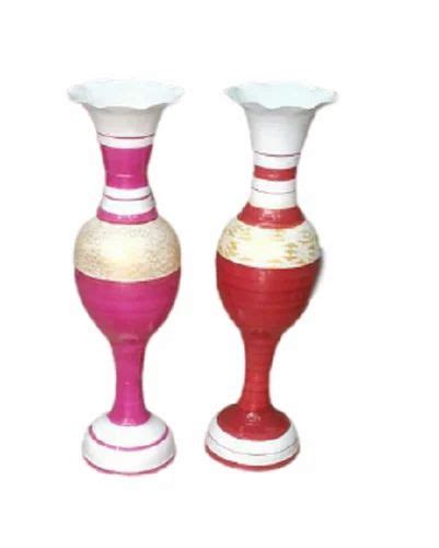 Vm Handicraft Glossy Decorative Flower Vase For Decoration Shape