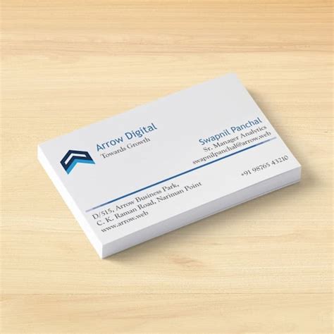 Paper Digital Visiting Card Printing Service In Mumbai At Rs 2 5 Piece