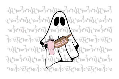 Boojee Ghost Png Boo Jee Png Stanley Tumbler Png Ghost Png Etsy