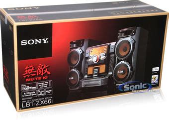 Sony Lbt Zx I Muteki Ipod Boombox W Hi Fi System W Ipod Dock