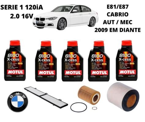 Kit Revisao Troca De Oleo Bmw Serie Ia Diante Xcess Motul