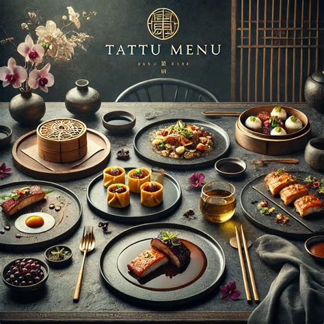 Tattu March Updated 2025 Menu Prices - Menu Spot UK