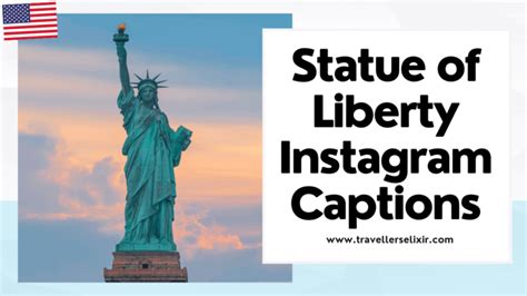 Statue Of Liberty Captions For Instagram Puns Quotes Short Captions