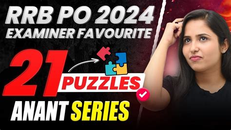 21 Most Expected Puzzles Best Puzzles RRB PO Clerk IBPS Clerk 2024