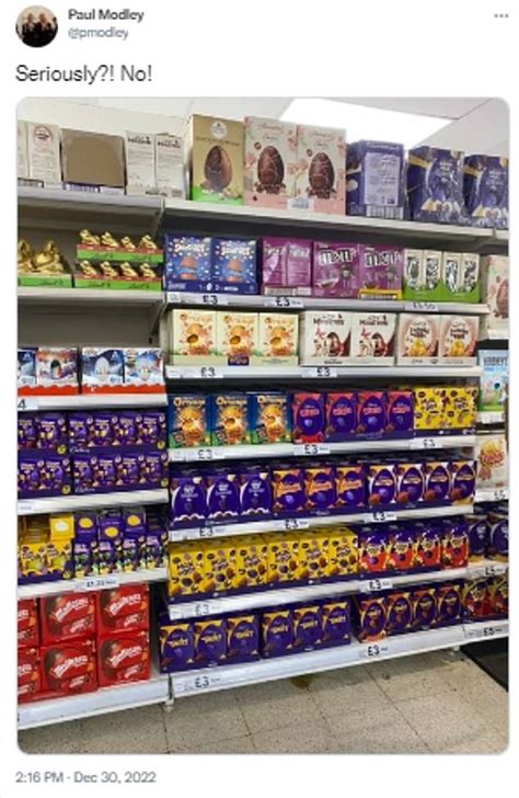 Shopper Shares Photos Of Chocolate Eggs Already In The Shops Four