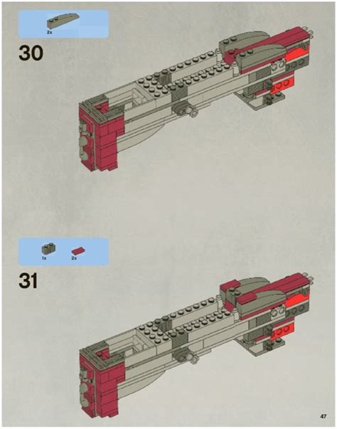 Lego Instructions For Set Republic Frigate Star Wars The Clone Wars