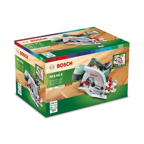 Scie Circulaire Filaire Bosch Pks 66 A Circulaire And Plongeante Electrique Bois 30 Mm