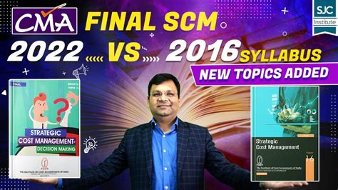 CMA Final SCM New Syllabus 2022 CMA Final New Vs Old Syllabus New