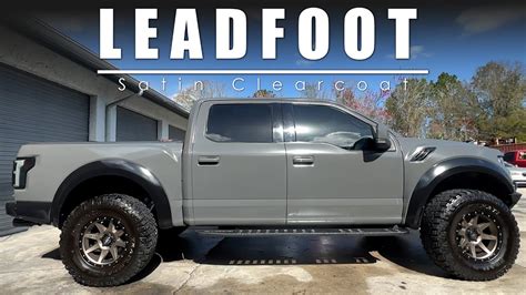 Leadfoot Grey Peelable Satin Clearcoat Youtube