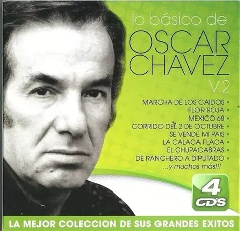 Lo Básico De Óscar Chávez 4 Cds Música Nuevo Meses Sin Interés