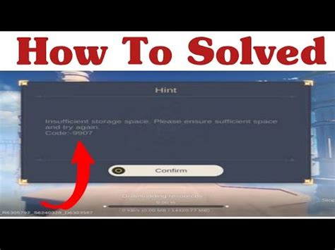 How To Solve Genshin Impact Insufficient Storage Space Problem On