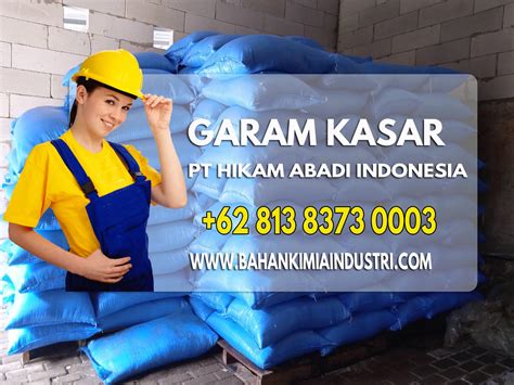 Garam Kasar Garam Industri Garam Krosok PT Hikam Abadi Indonesia