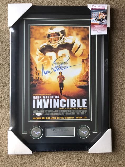 Vince Papale Autograph Signed Eagles Invincible 11x16 movie | Etsy