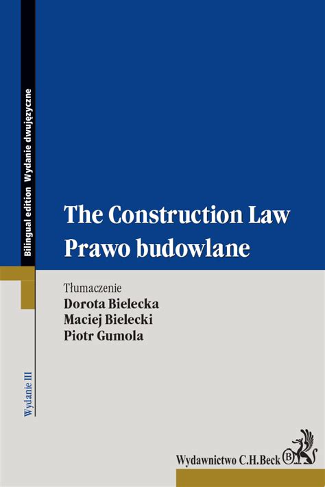 Prawo budowlane The Construction Law Sprawdź Naszą Cenę