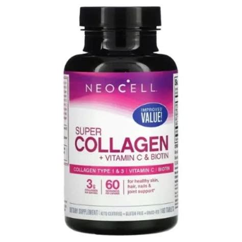 Neocell Super Collagen Tablets Vitamin C Biotin Tablets