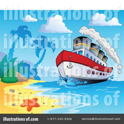 Cruise Ship Clipart #1096975 - Illustration by visekart