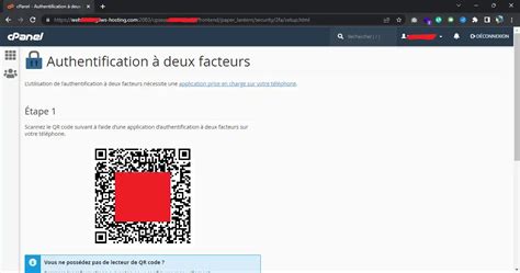 Configurer L Authentification Deux Facteurs Fa Sur Cpanel Lws