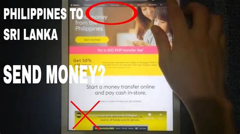 🔴 How To Transfer Money Overseas From Philippines To Sri Lanka 🔴 Youtube