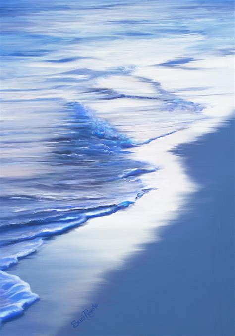 Sea Foam Painting by Suni Roveto