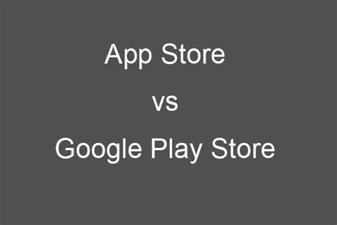 Apple App Store Vs Google Play Store Differences Minitool