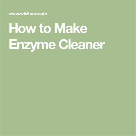 How To Make Enzyme Cleaner 12 Steps With Pictures Wikihow Enzyme Cleaner Enzymes Cleaners